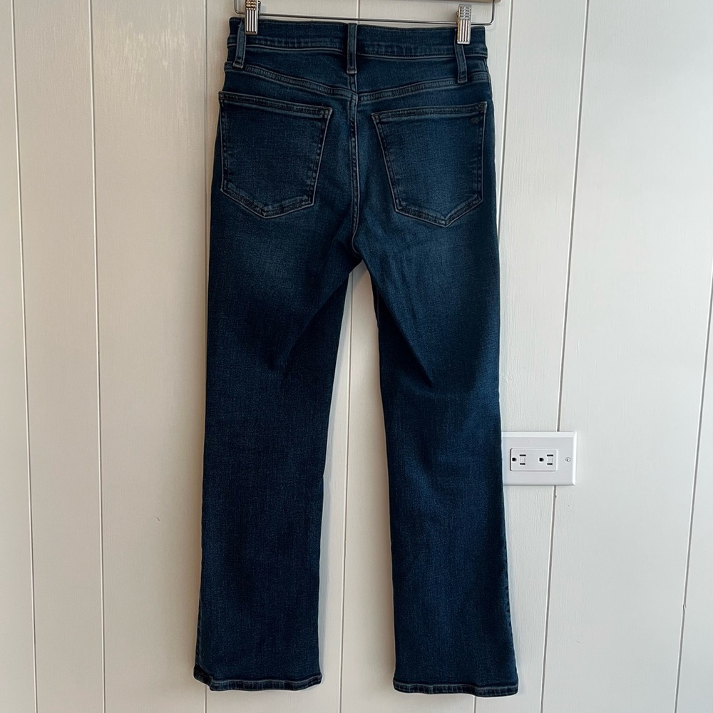 Madewell Mid Rise Kick Out Jeans Medium Blue Wash Size 26 Contemporary Capsule - Picture 3 of 5